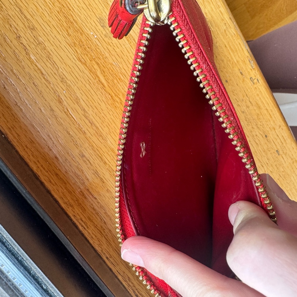Anya Hindmarch Red Clutch with Eye Motif - Picture 3 of 4
